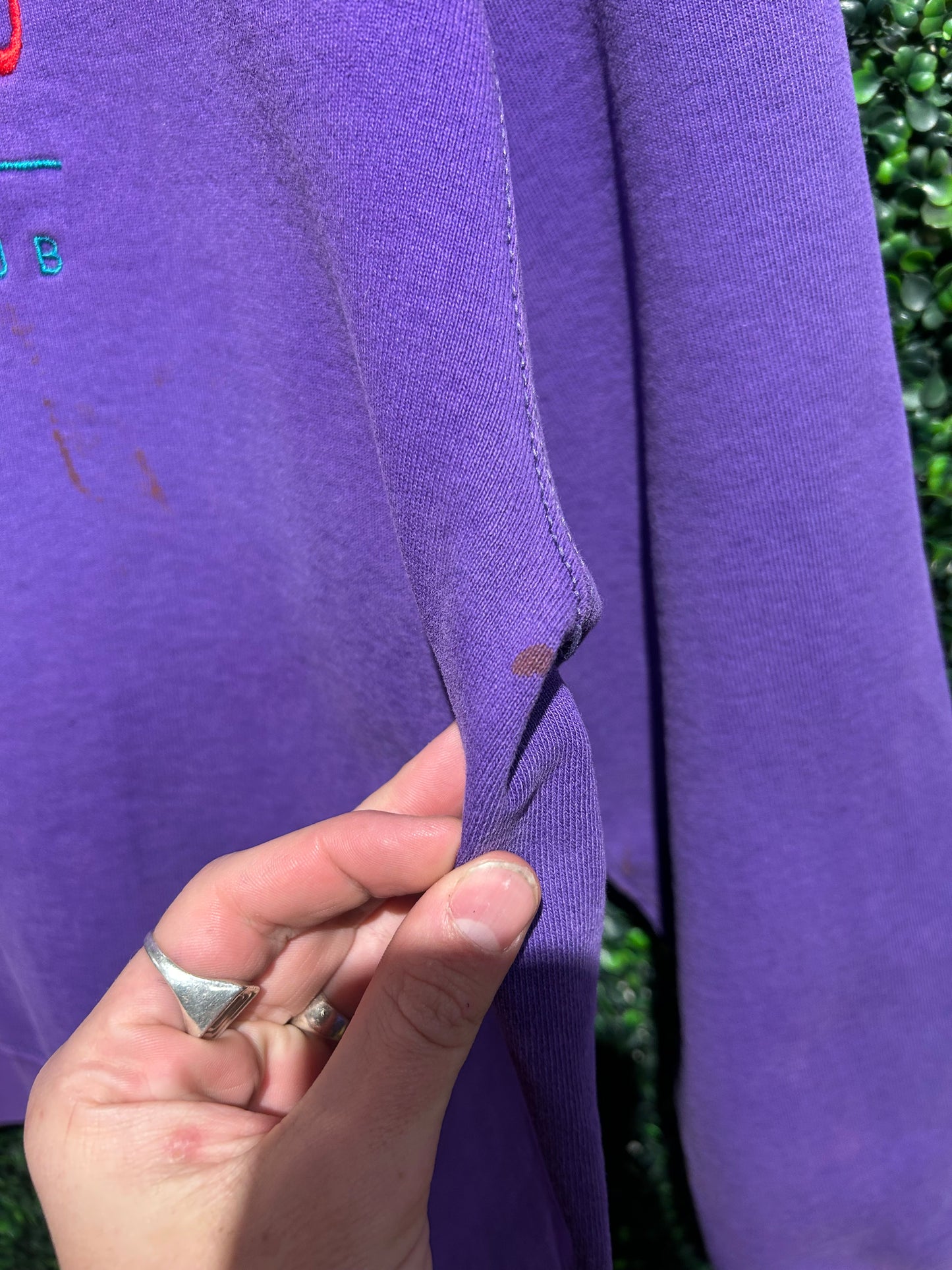 90s Greenwood Athletic Club Crewneck. Size Large