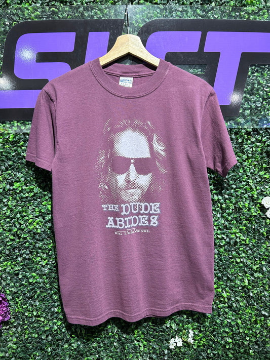 Vintage The Big Lebowski ‘The Dude Abides’ Movie-Promo T-Shirt. Size Small