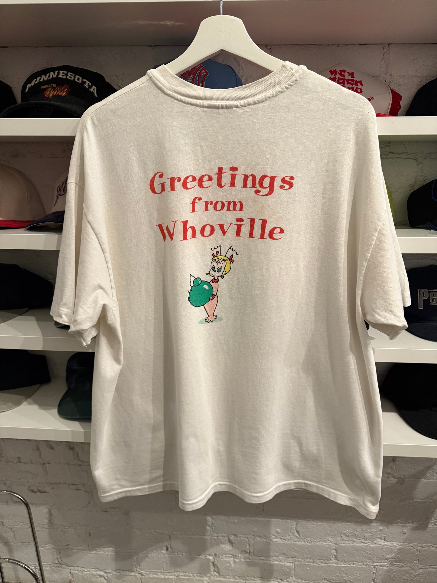 Vintage Grinch Welcome To Whoville T-Shirt Size XL