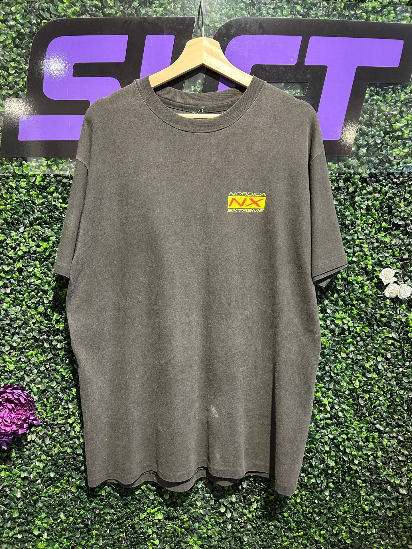 90s Nordica Extreme Ski T-Shirt. Size L/XL