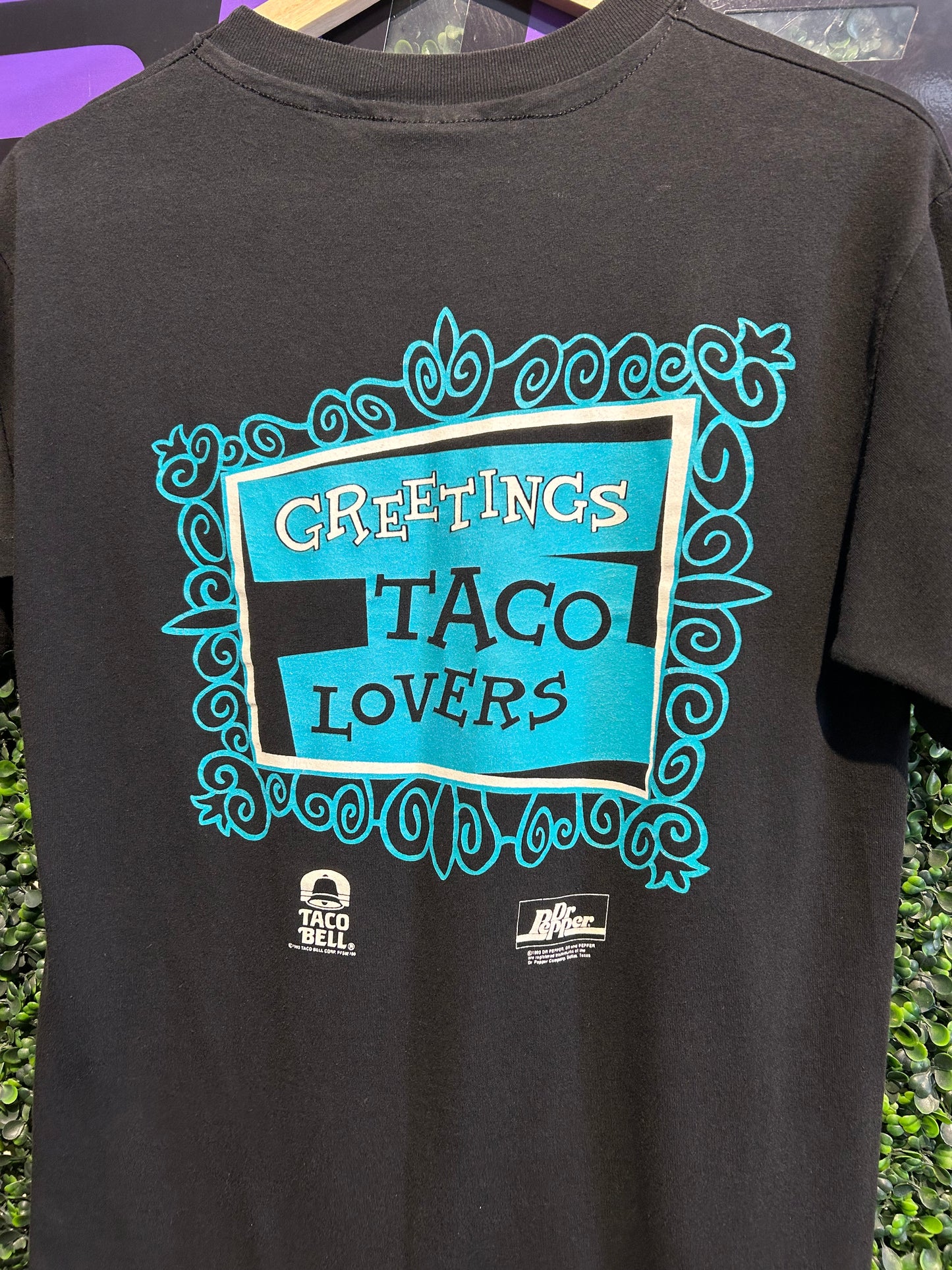 1993 Rocky & Bullwinkle Taco Bell Promo T-Shirt. Size Medium