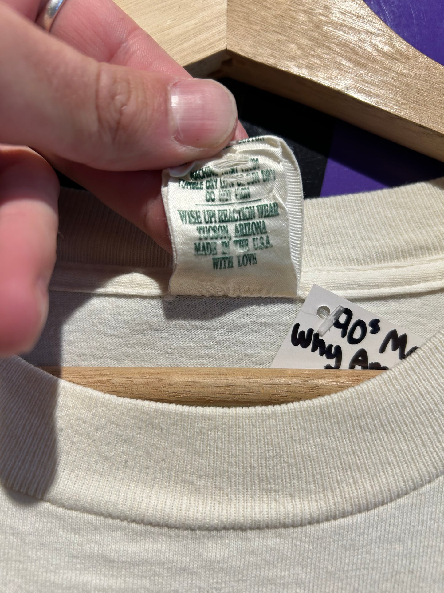 90s Why Am I A Criminal? Marijuana Prohibition T-Shirt. Size XL