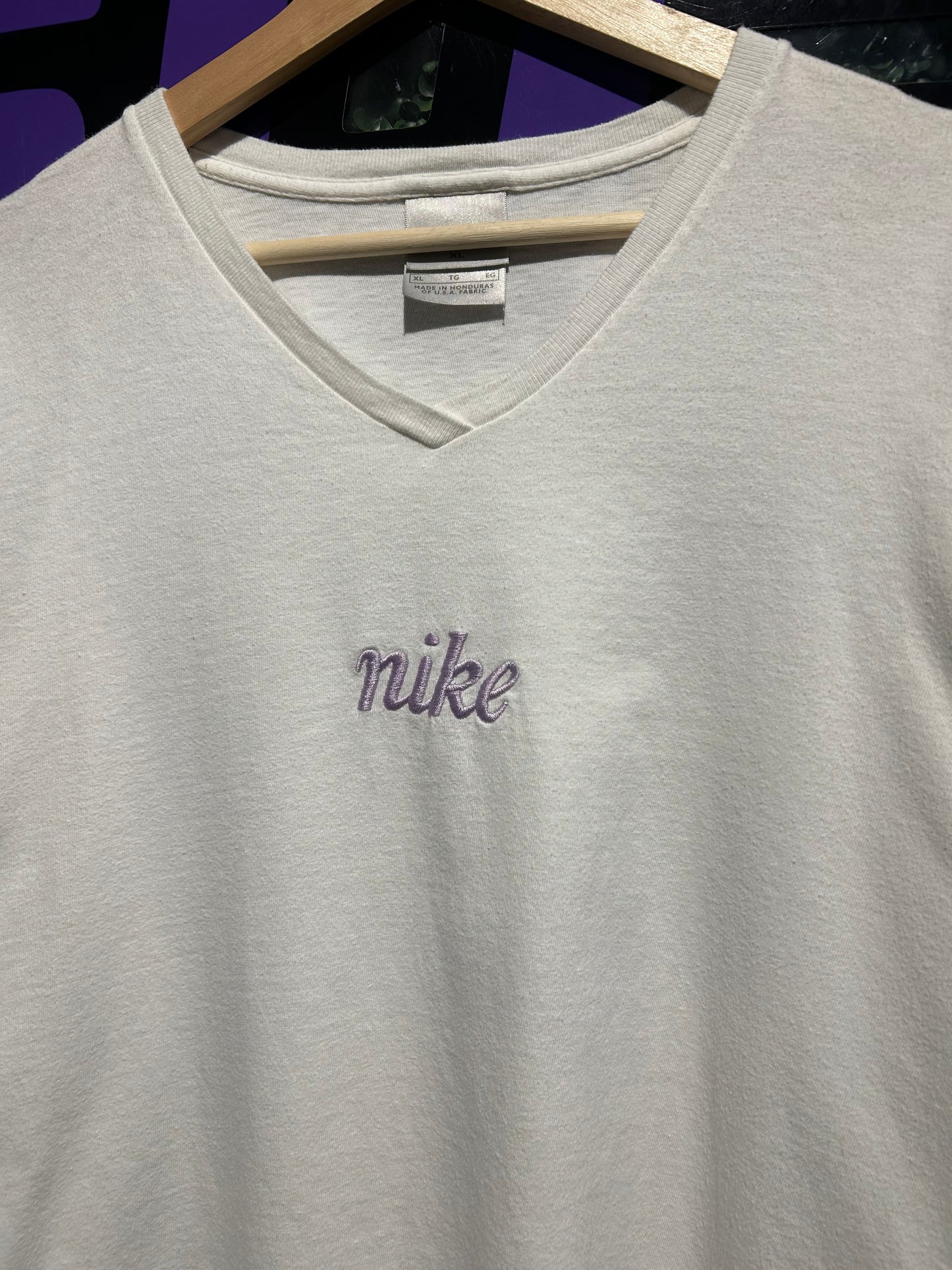 Vintage Nike V-Neck LS Shirt. Size XL