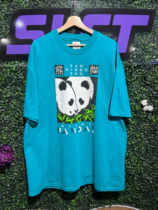Vintage San Diego Zoo Giant Pandas T-Shirt. Size XXL