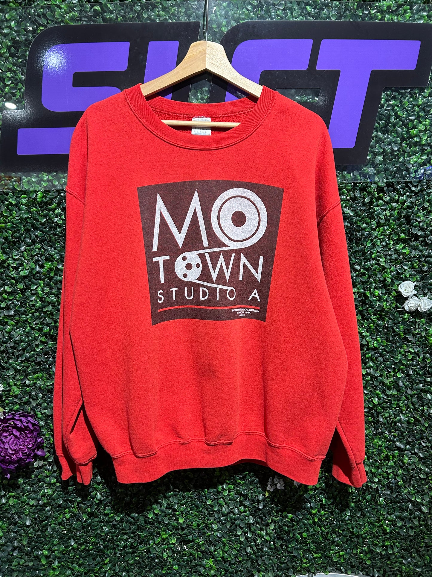 1995 Motown Studio Crewneck. Size Large