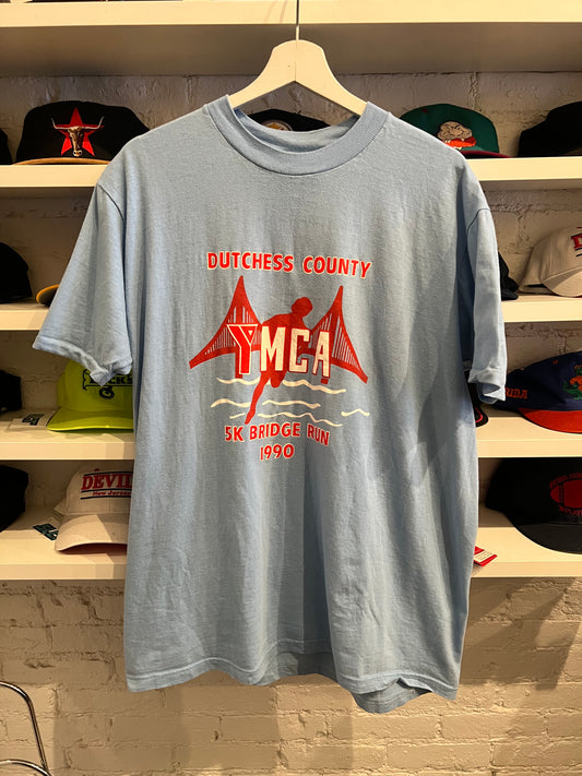 1990 YMCA Run T-Shirt Size XL