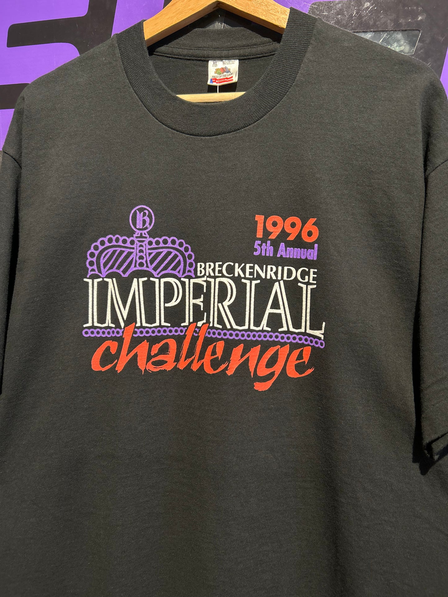 1996 Breckenridge Imperial Challenge T-Shirt. Size XL