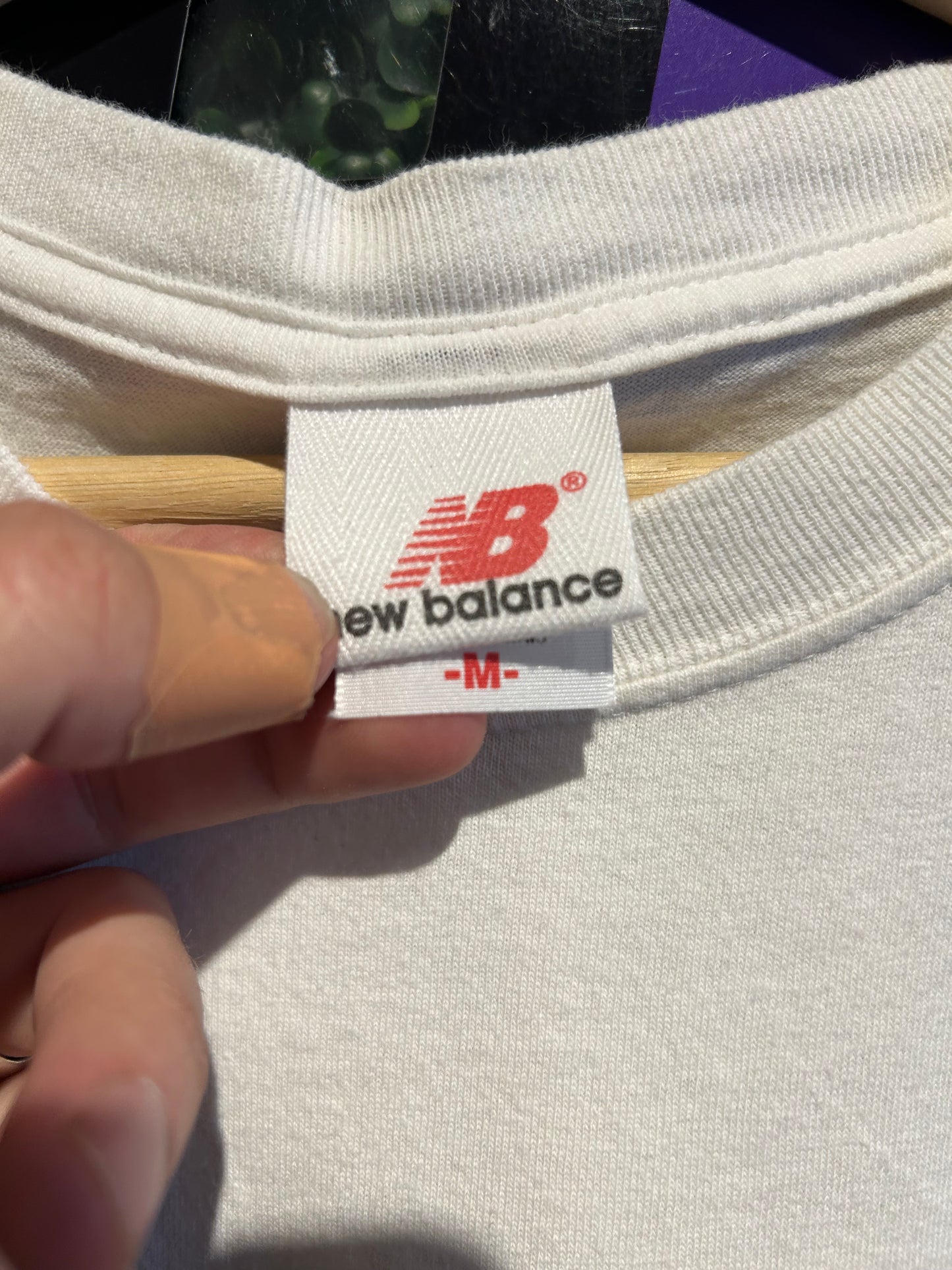 2005 Bolder Boulder New Balance T-Shirt. Size M/L