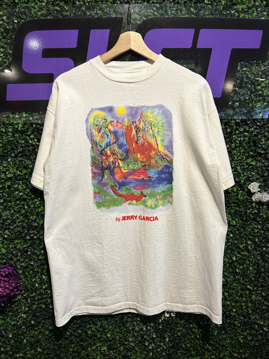 Vintage Jerry Garcia Private Issue Discover Art T-Shirt. Size Large