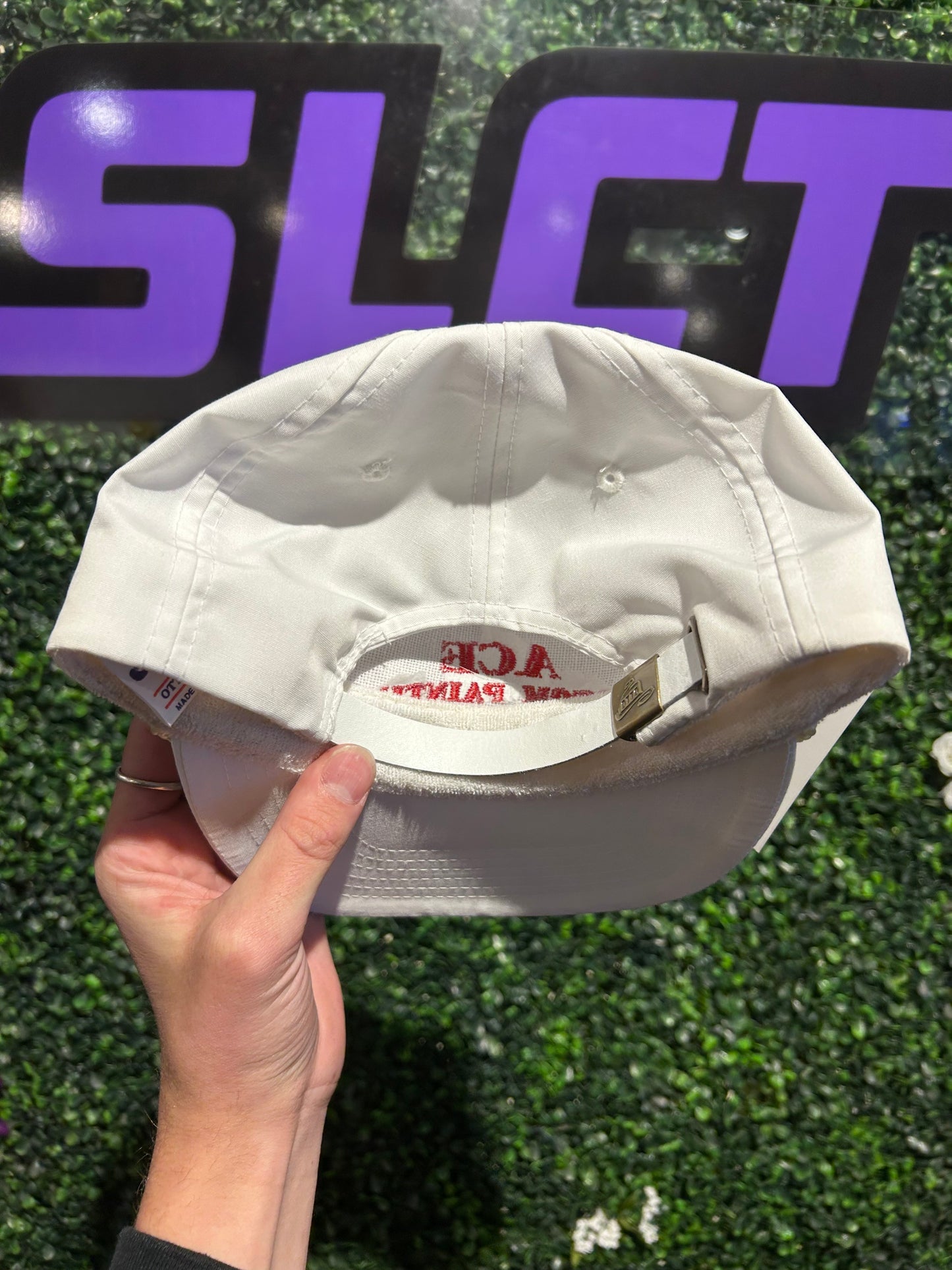 Vintage ACE Custom Paint Strap-Back Hat