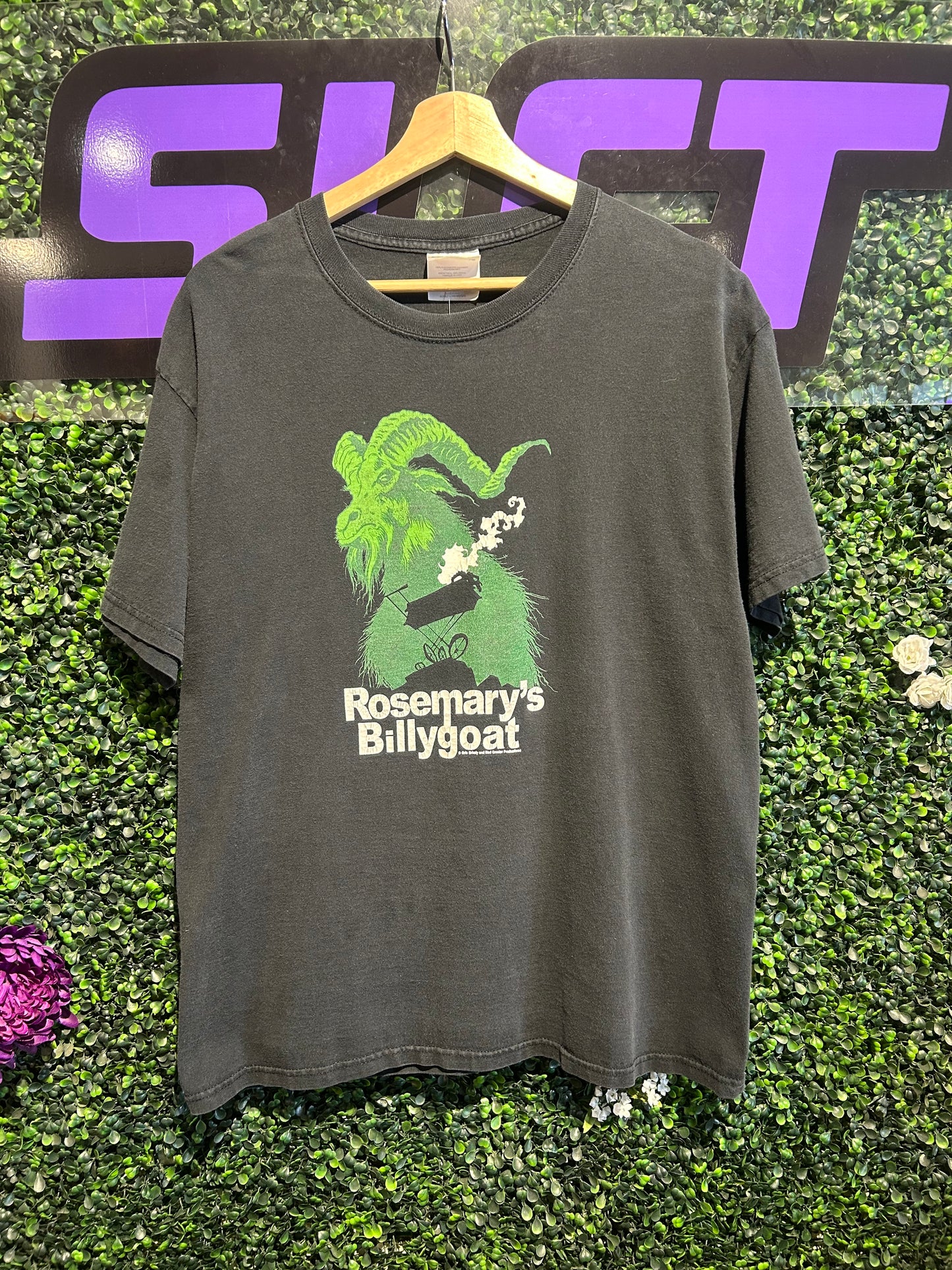 Vintage Rosemary’s Billygoat T-Shirt. Size Large