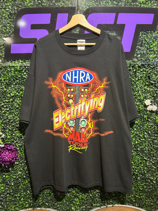 2000 NHRA Electrifying Mac Tools Racing T-Shirt. Size XXL