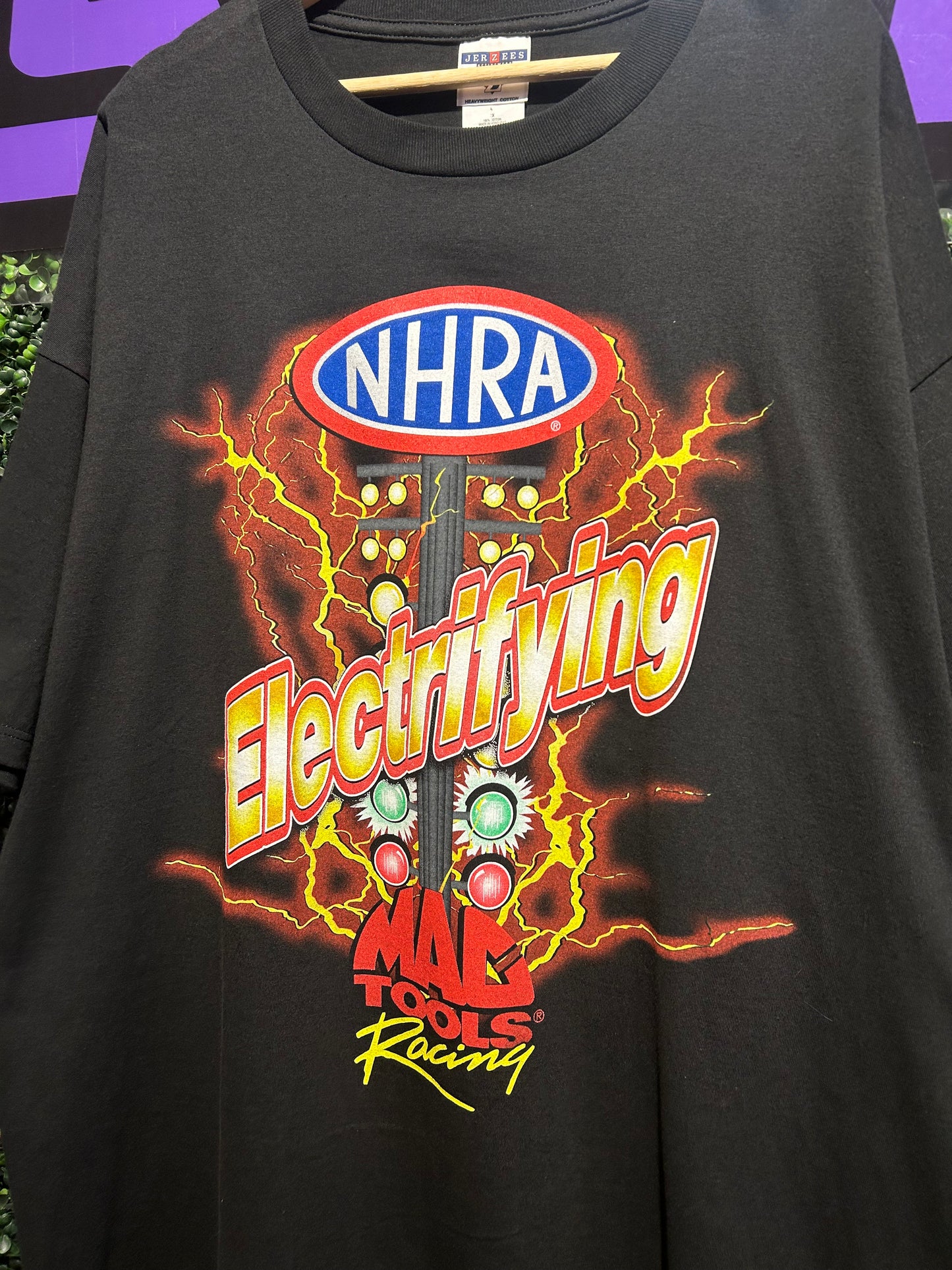 2000 NHRA Electrifying Mac Tools Racing T-Shirt. Size XXL