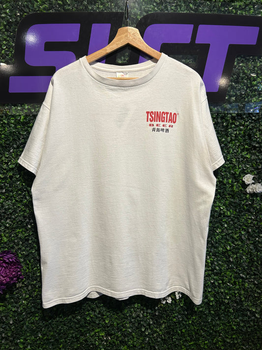 Vintage Tsingtao Beer T-Shirt. Size L/XL