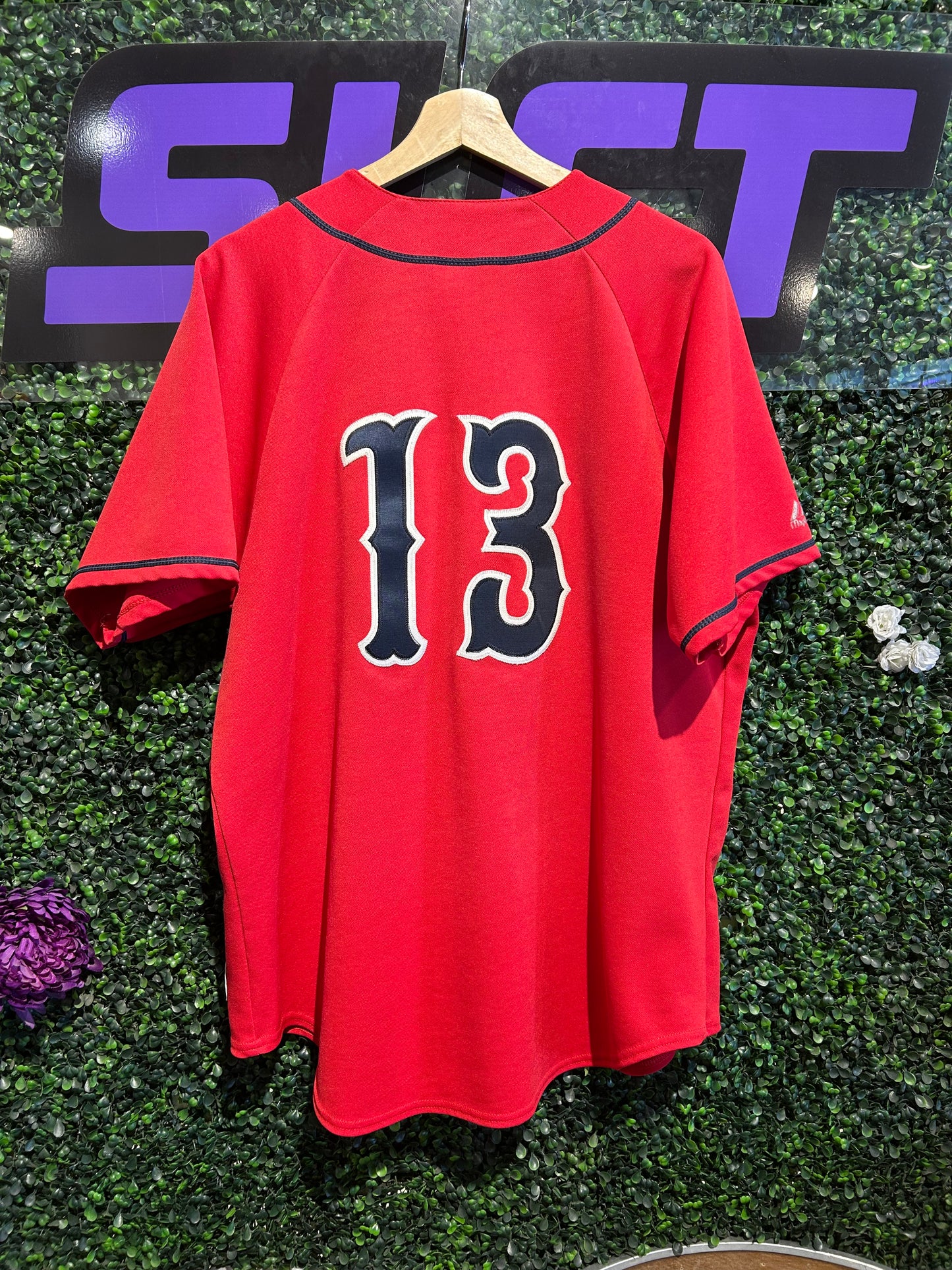 Vintage Boston Red Sox #13 Majestic Jersey. Size Large