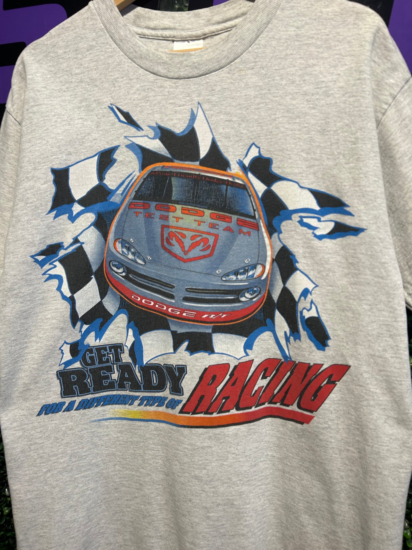90s Dodge Racing Team T-Shirt. Size Large