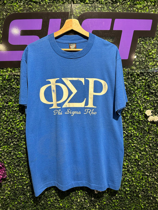 90s Phi Sigma Rho T-Shirt. Size L/XL