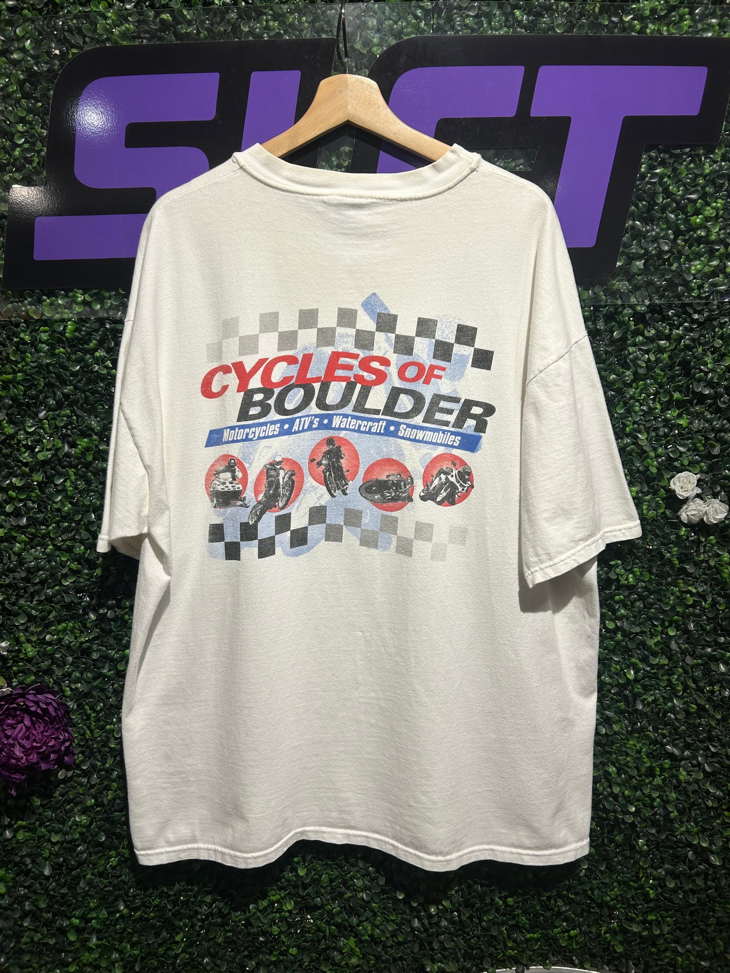 90s Cycles Of Boulder T-Shirt. Size XXL
