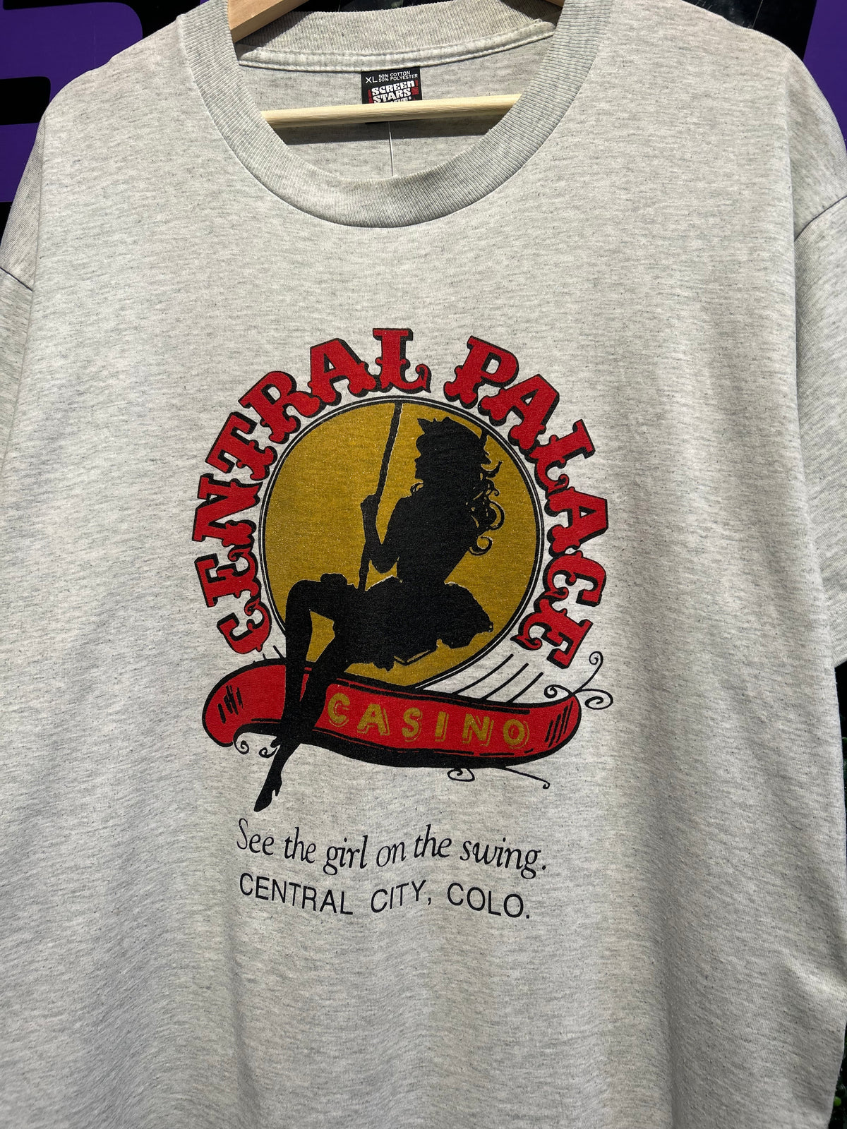 90s Central Palace Casino Colorado T-Shirt. Size XL