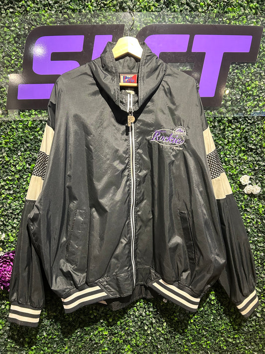 90s Colorado Rockies Pro Player Zip-Up Jacket. Size XL