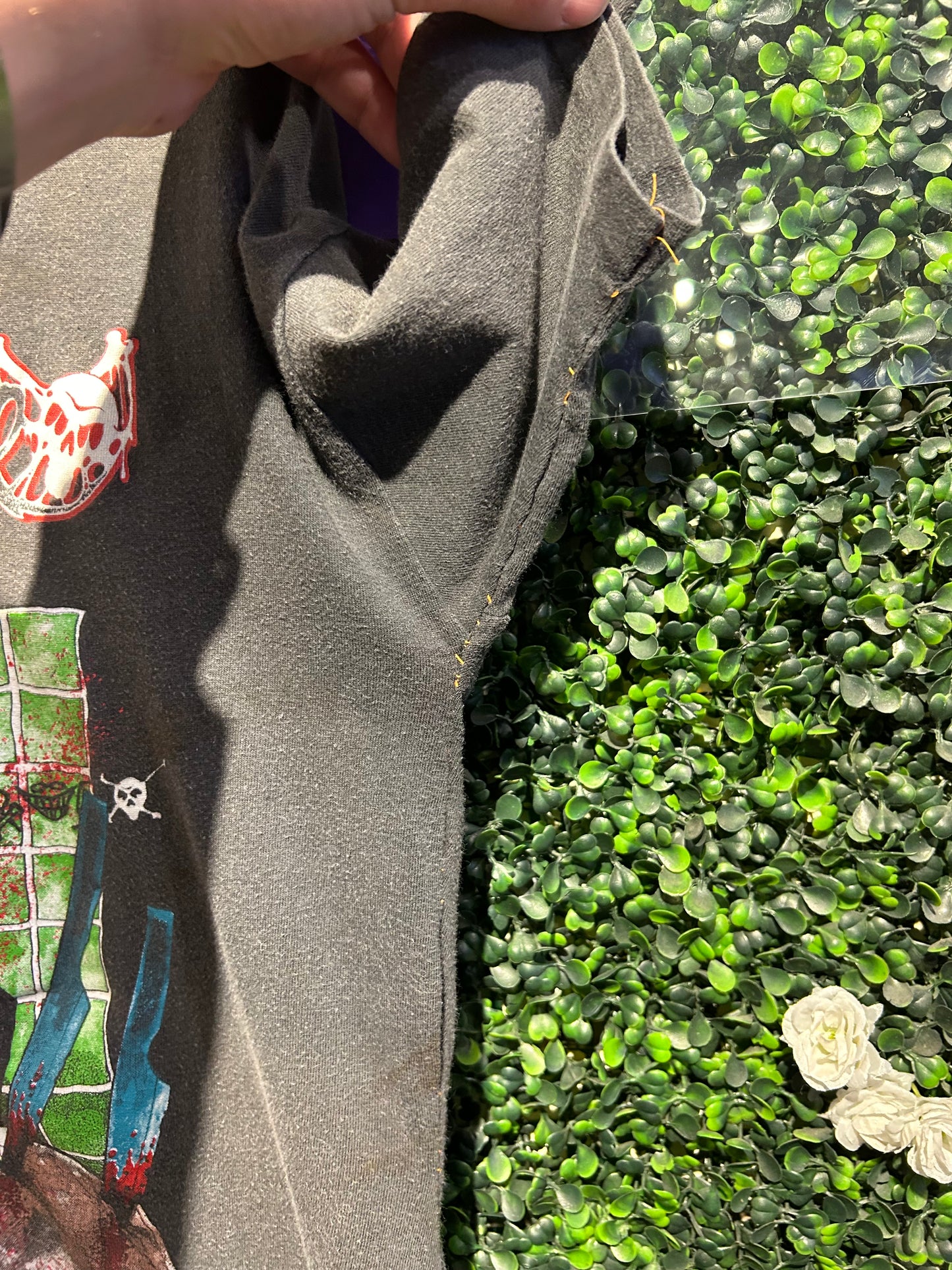 1989 Motley Crue Dr. Feelgood Pushead Tour T-Shirt. Size Medium