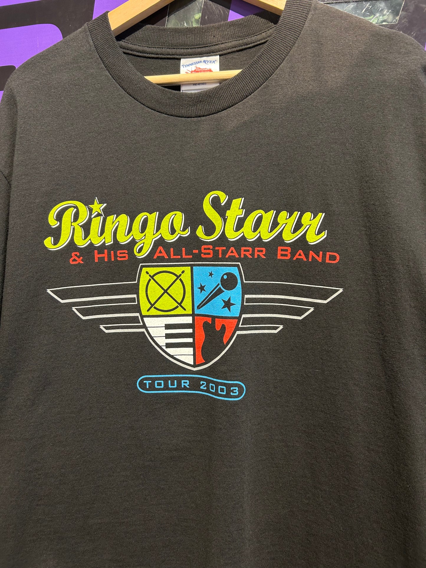 2003 Ringo Starr & His All-Star Band Tour T-Shirt. Size Large