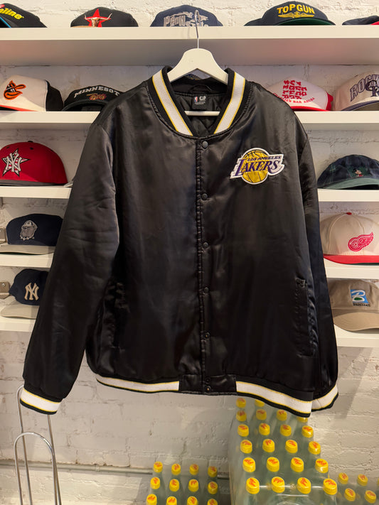 Los Angeles Laker Satin Jacket Size XL