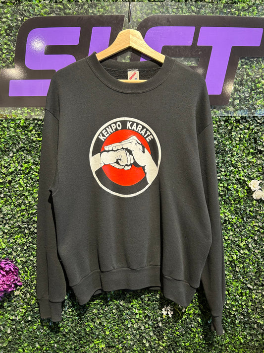 90s Kenpo Karate Crewneck. Size Medium