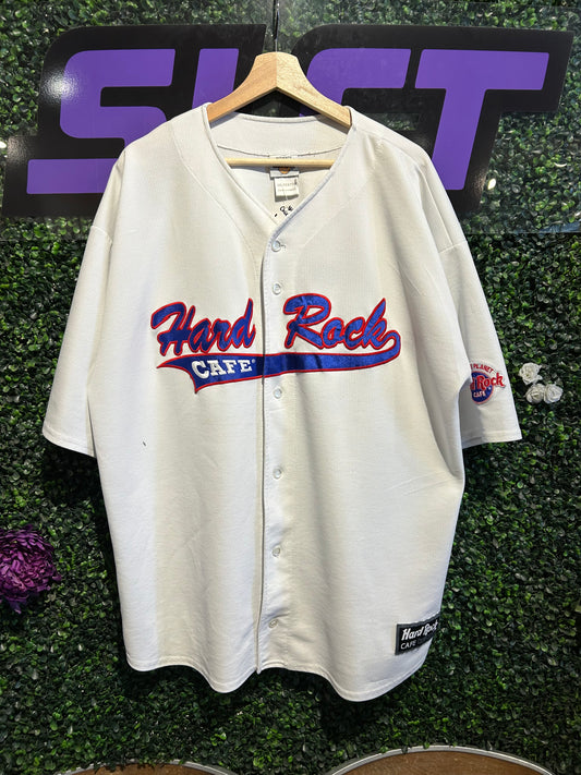 Vintage Hard Rock Cafe Chicago Baseball Jersey. Size XXL
