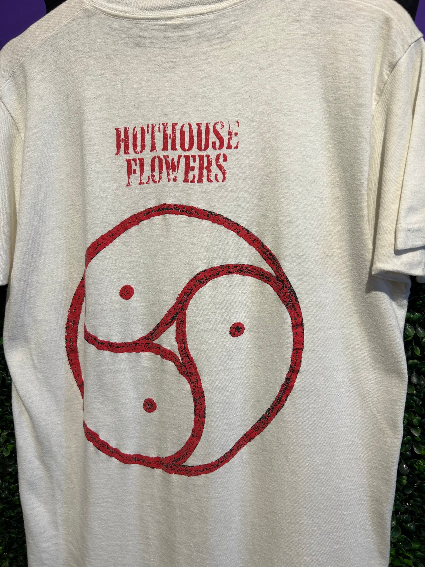 1988 Hothouse Flowers Live T-Shirt. Size M/L