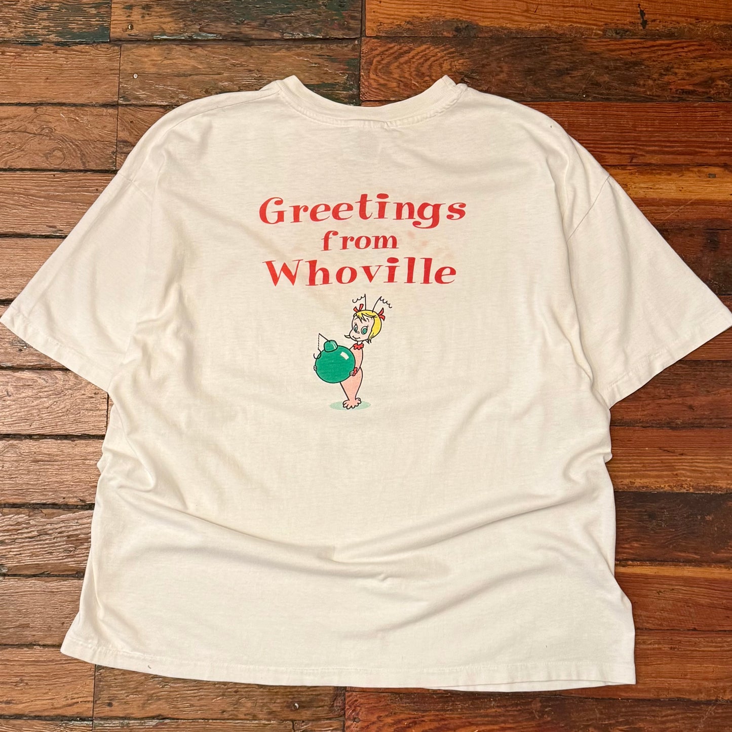 Vintage Grinch Welcome To Whoville T-Shirt Size XL