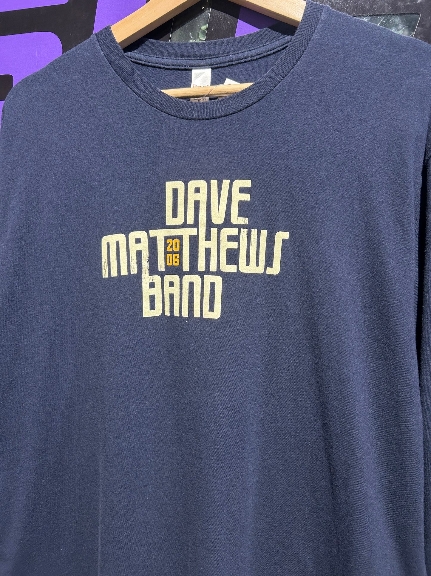 2006 Dave Matthews Band Summer Tour LS Shirt. Size L/XL