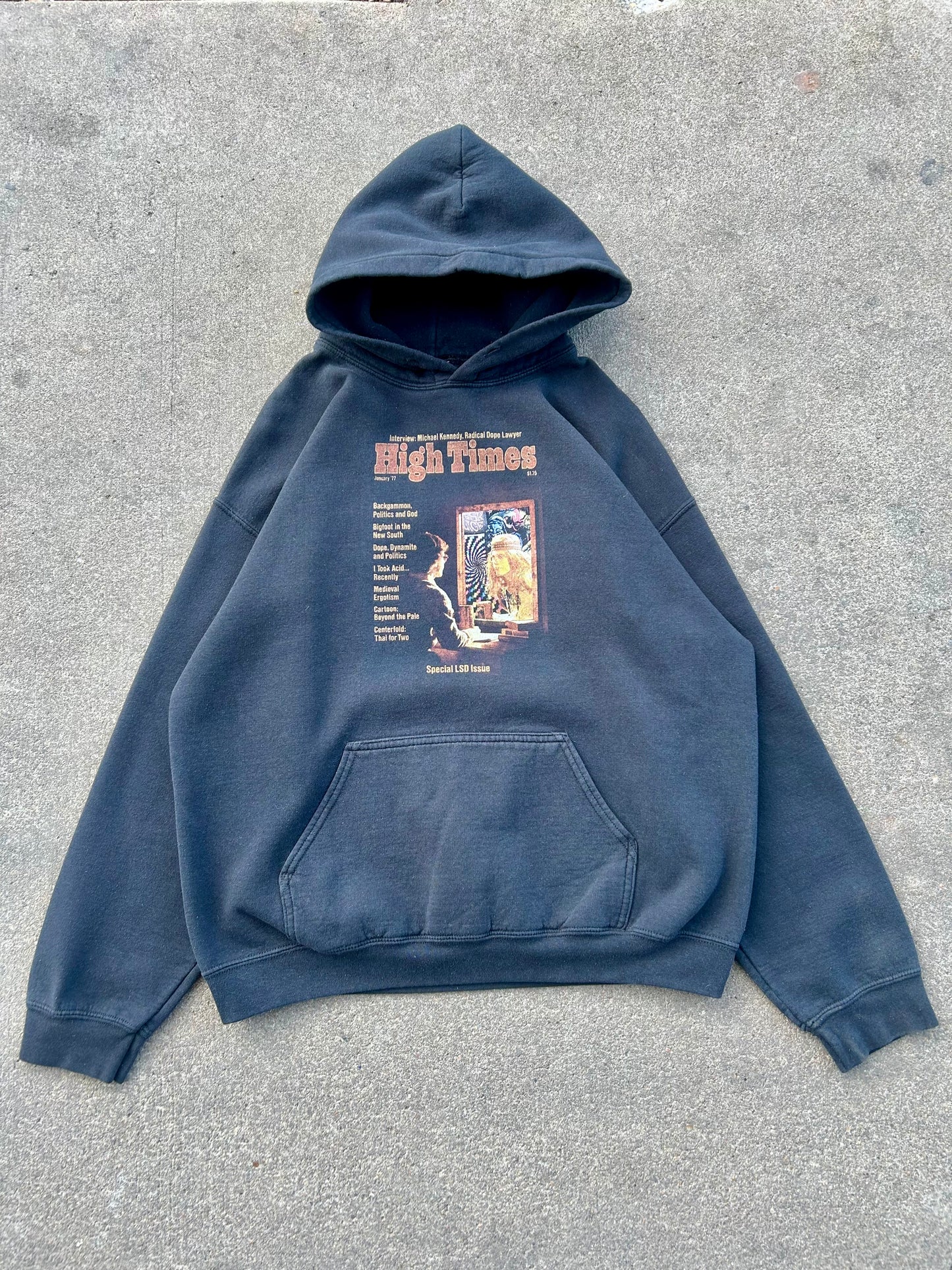 High Times Magazine Special LSD Issue Hoodie. Size M/L
