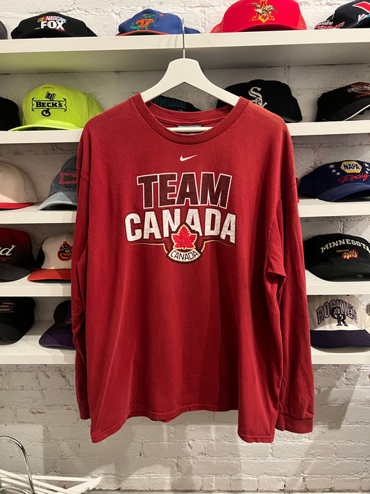 Nike Team Canada L/S T-Shirt Size XL