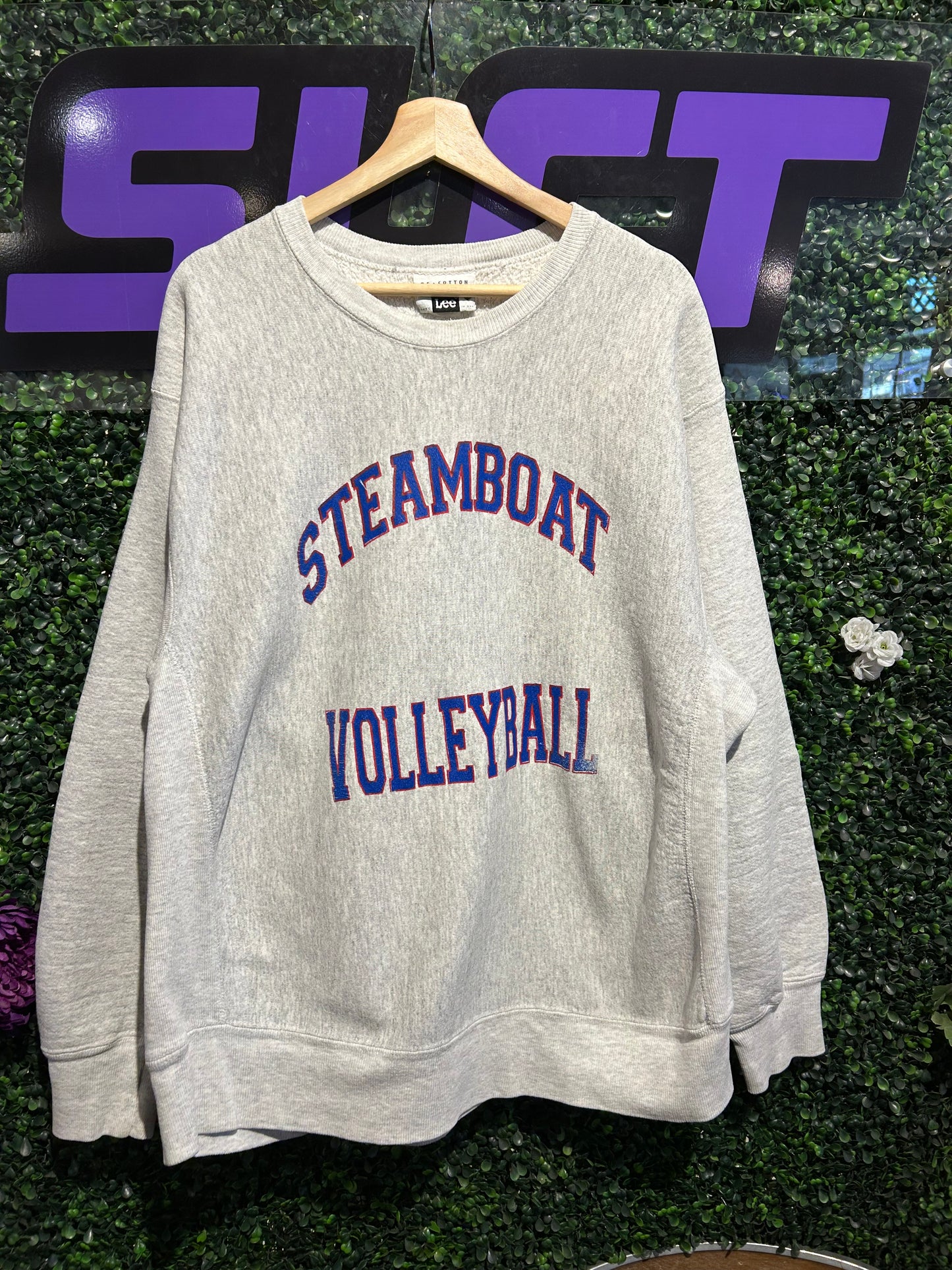 90s Steamboat Volleyball Lee Crewneck. Size XL