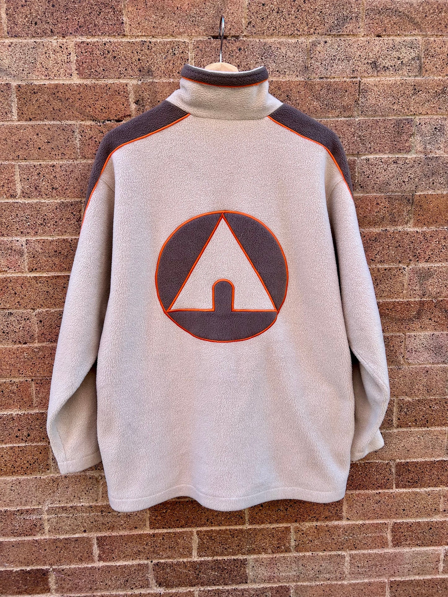 90s Airwalk 1/4 Zip Fleece Jacket. Size S/M
