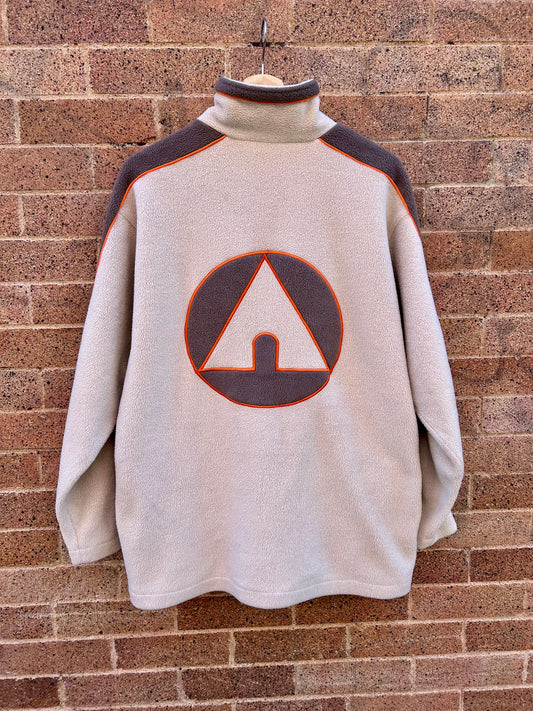 90s Airwalk 1/4 Zip Fleece Jacket. Size S/M