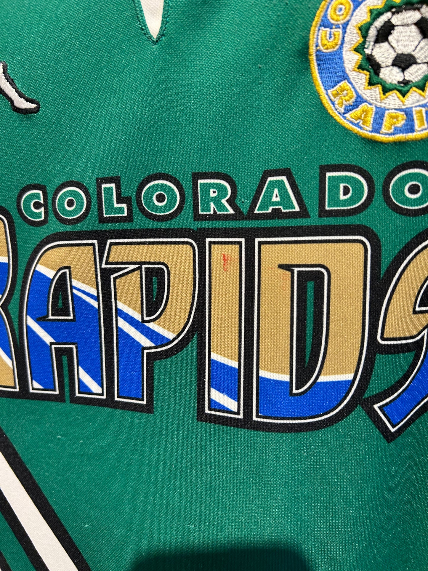 1999 Colorado Rapids Kappa MLS Collared Jersey. Size S/M