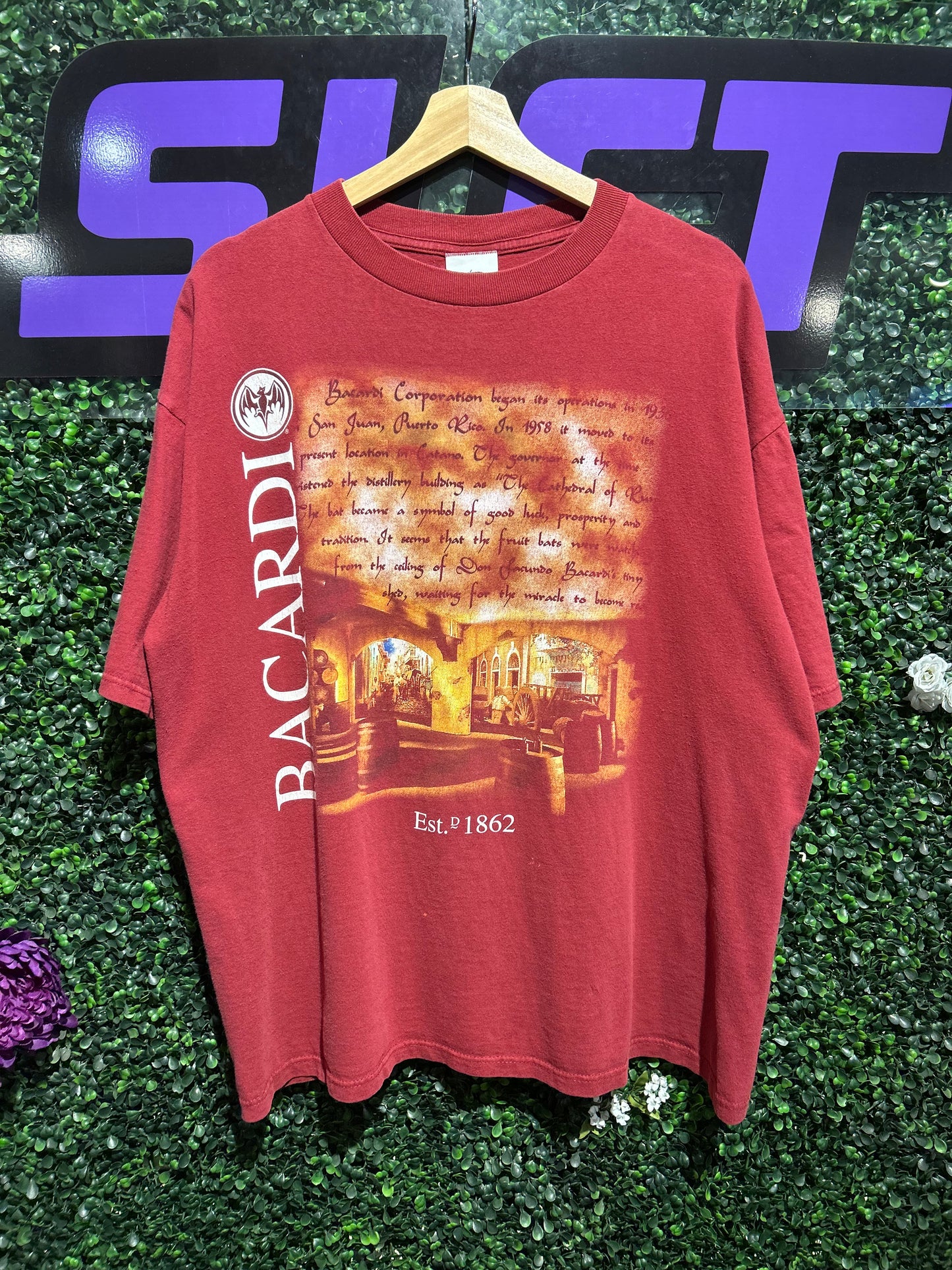 Vintage Bacardi T-Shirt. Size XL