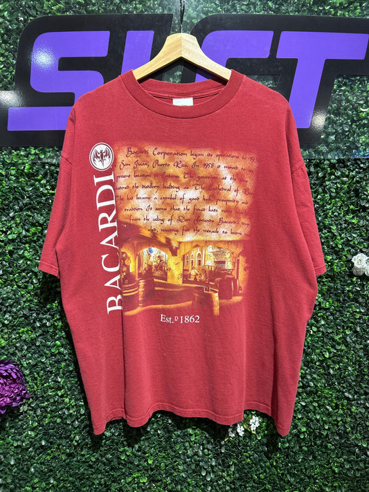 Vintage Bacardi T-Shirt. Size XL