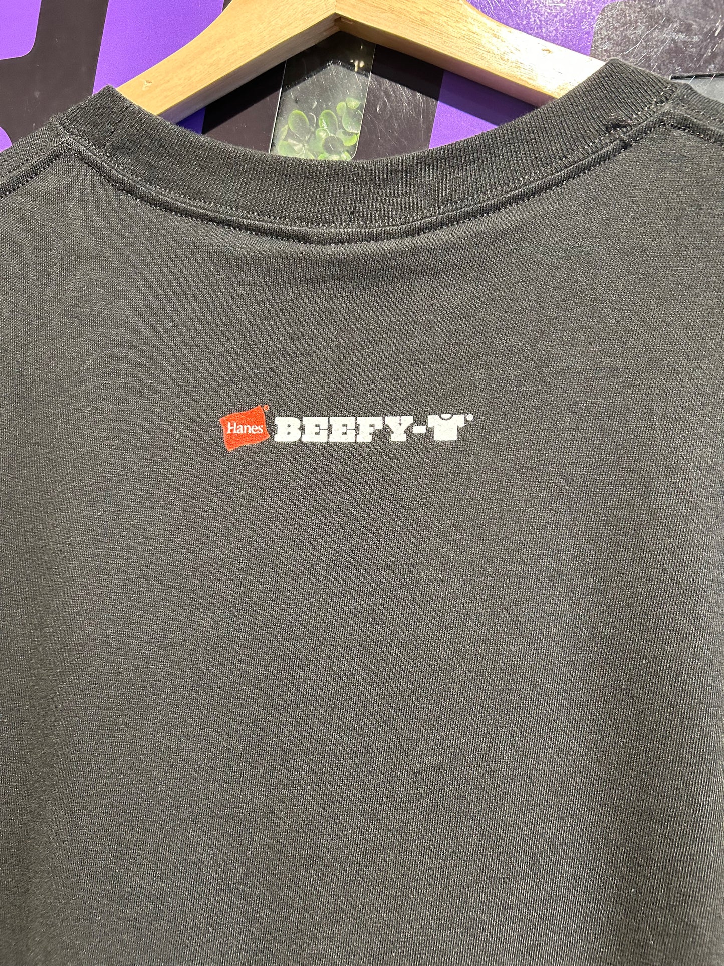 Vintage Hanes Beefy Promo T-Shirt. Size L/XL (NWT)