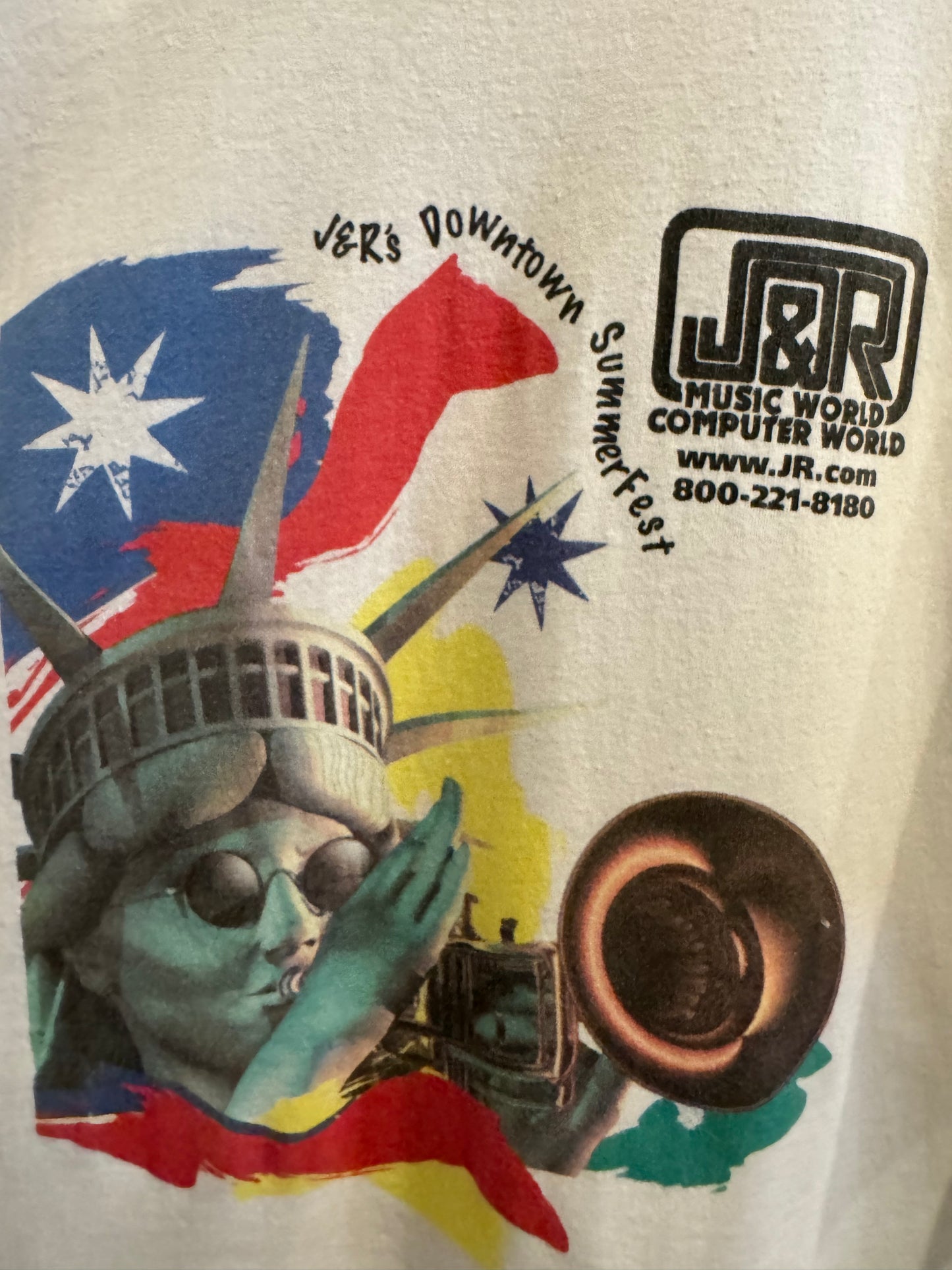 2003 J&R Music World Downtown Summer Fest New York T-Shirt Size XL