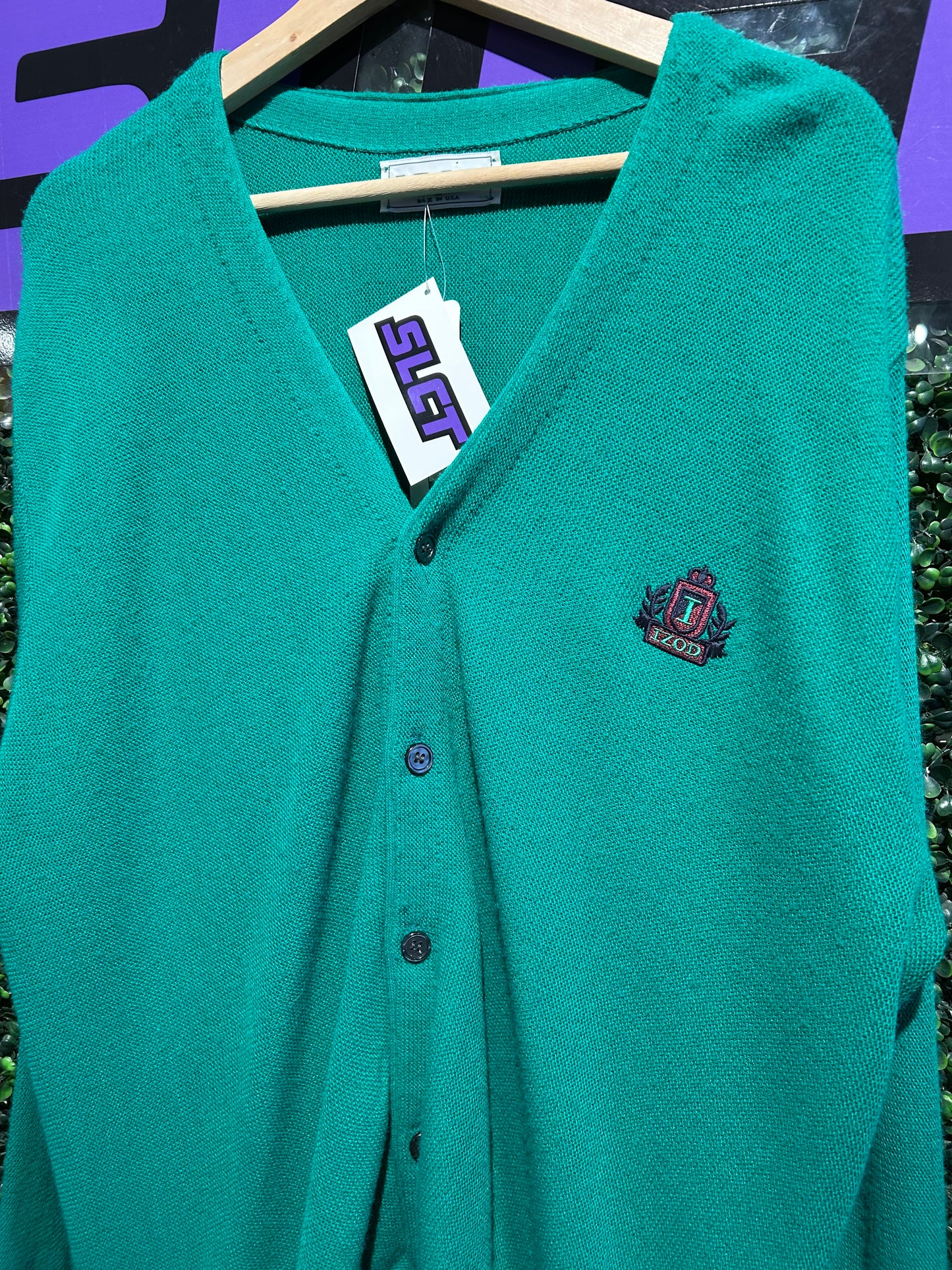 90s IZOD Knit Cardigan. Size Medium (NWT)