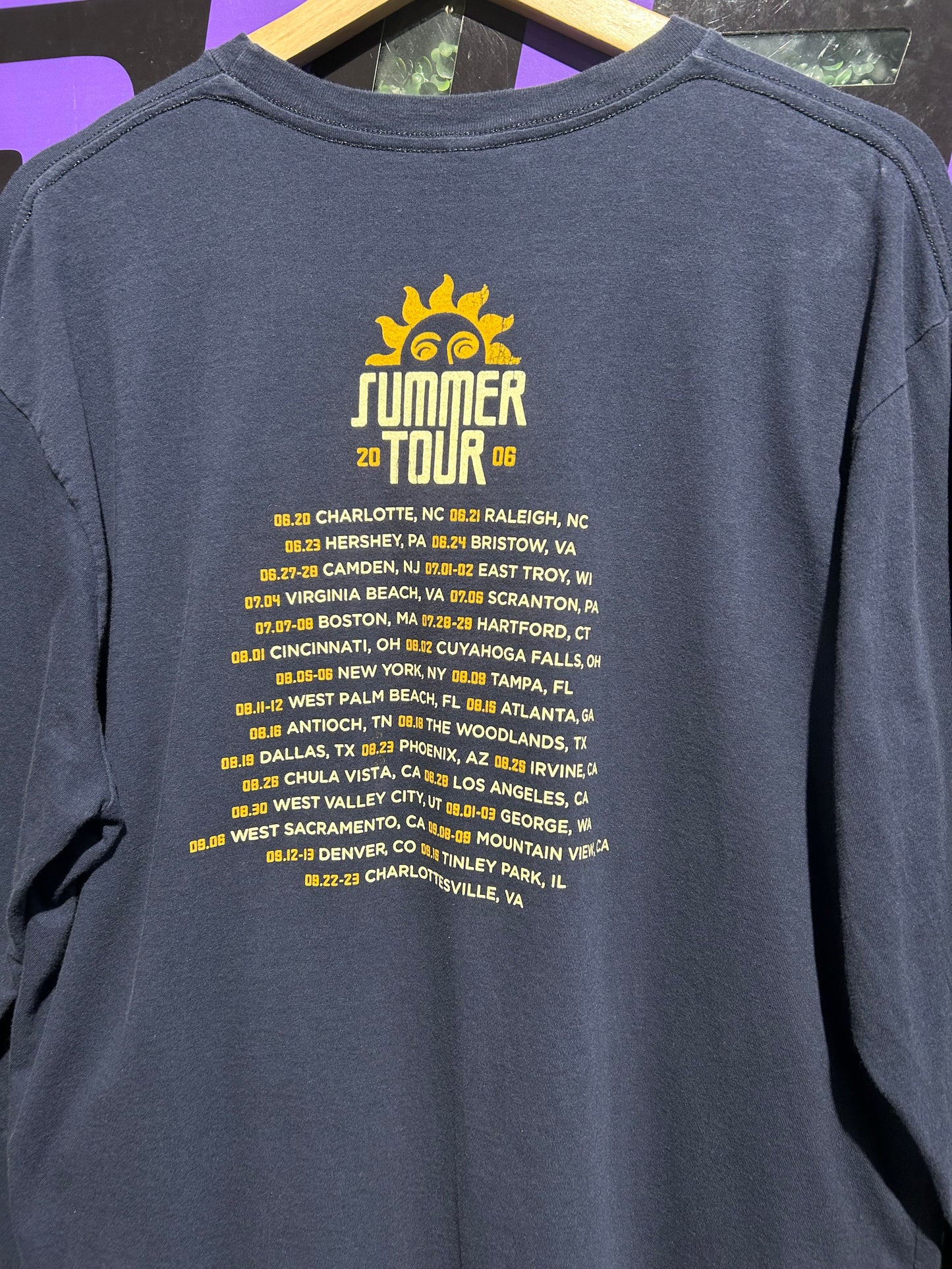 2006 Dave Matthews Band Summer Tour LS Shirt. Size L/XL