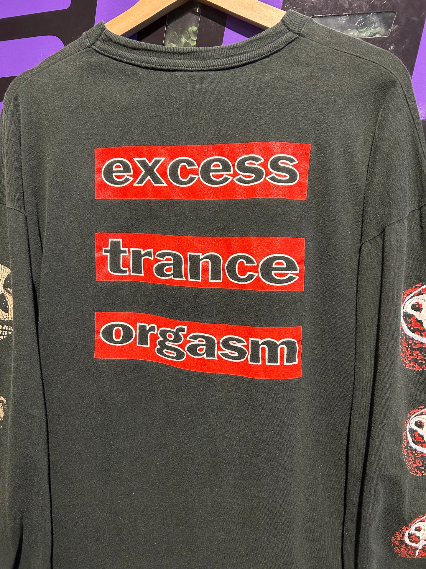 Vintage Treponem Pal Excess & Overdrive LS Shirt. Size L/XL