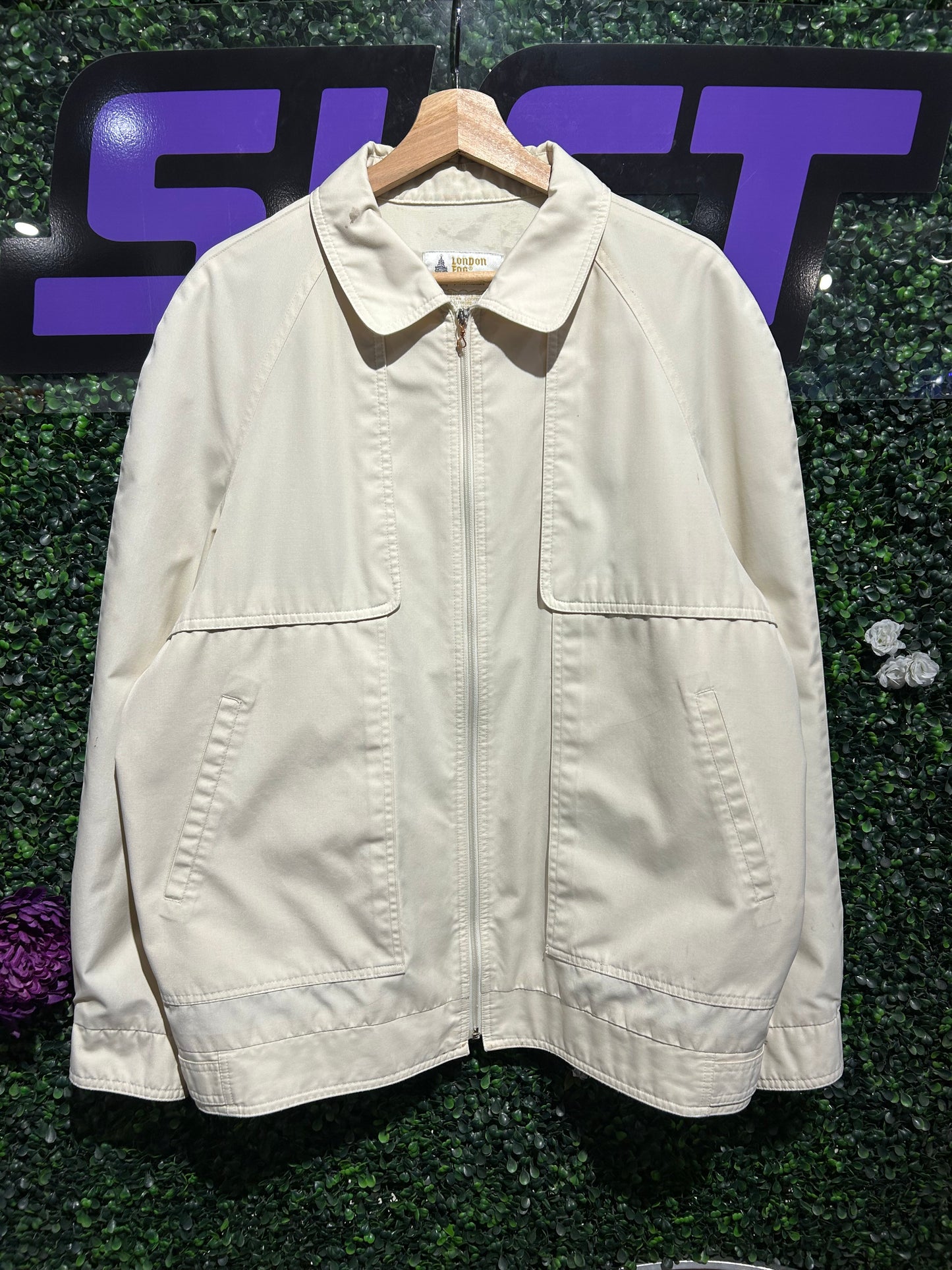 Vintage London Fog Zip-Up Jacket. Size XL