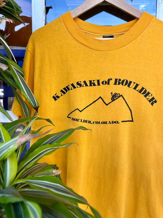 70s Kawasaki Of Boulder T-Shirt. Size M/L