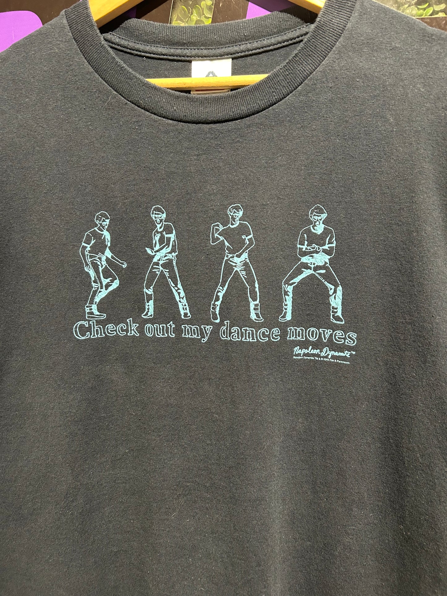 2005 Napoleon Dynamite ‘Check Out My Dance Moves’ Movie-Promo T-Shirt. Size XXL