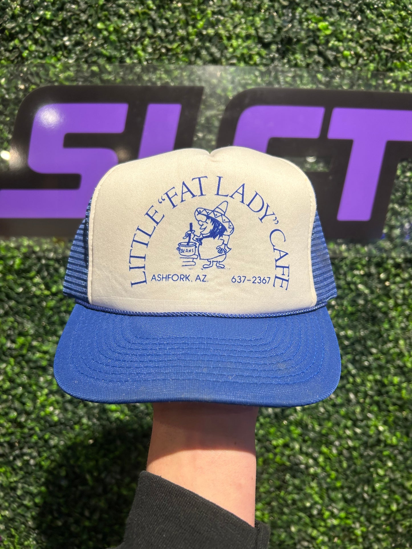 Vintage Little “Fat Lady” Cafe Trucker Hat