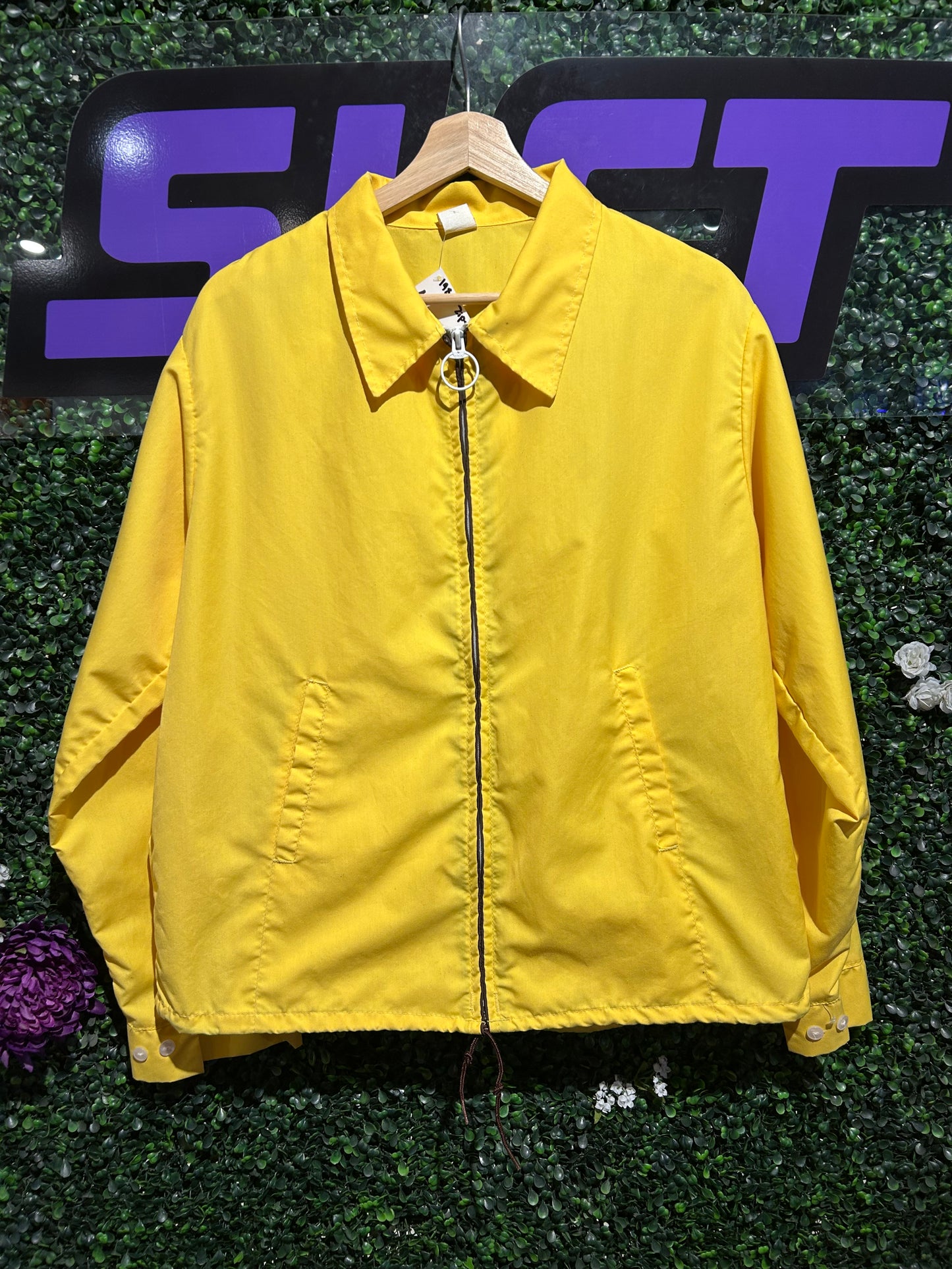 80s The Jacket Factory Zip-Up Collared Jacket. Size M/L